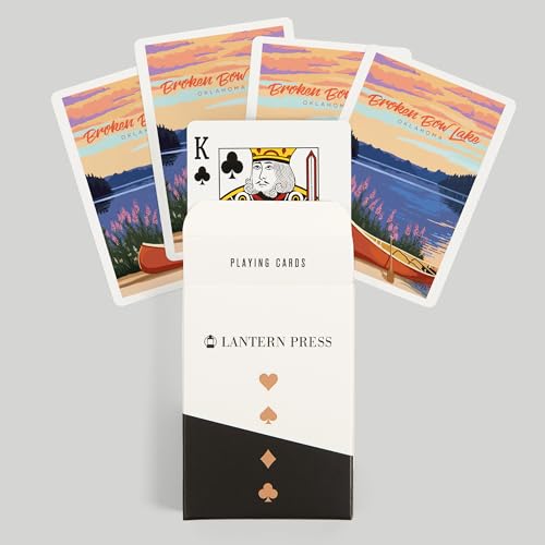 Baraja de Póker Broken Bow Lake, Oklahoma, 52 cartas miniatura 6