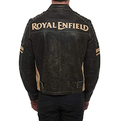 Royal Enfield Leather Olive Jacket for 