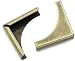 Housweety 100PCs Book Scrapbooking Albums Corner Protectors Bronze Tone
