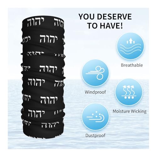 YHWH Neck Gaiters Face Masks Scarves Sun Protection Balaclavas Headbands Unisex4