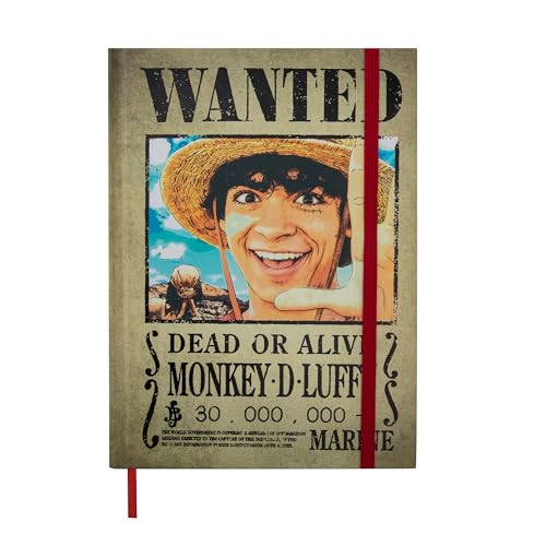 Image of Cinereplicas One Piece - Wanted Posters Hardcover Notebook - 160p - Official License