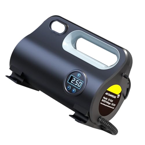 Bomba de aire portátil POPETPOP de 22l/min con pantalla digital para neumáticos de coche