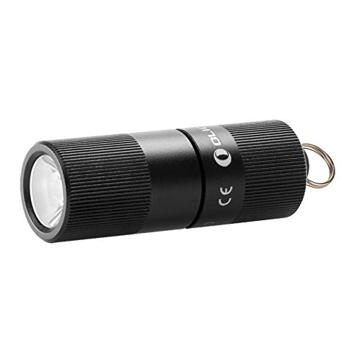 Olight I1R EOS 130 Lumen Tiny Rechargeable LED Keychain Light with Built-in battery and USB cable