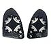 Heated Replacement Mirror Glass for Toyota Land Cruiser Prado 2002-2009 Heated, OEM Fit Side View Mirror Insert Lens 2-Piece Set