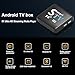 YFDSPSM Streaming Media Player Converts Regular TV to Smart TV 4K Resolution Chromecast Built-in Android 14.0 OS Quad-Core Processor WIFI6 Bluetooth Bluetooth Voice Remote 2GB+8GB Memory (M9-8K)