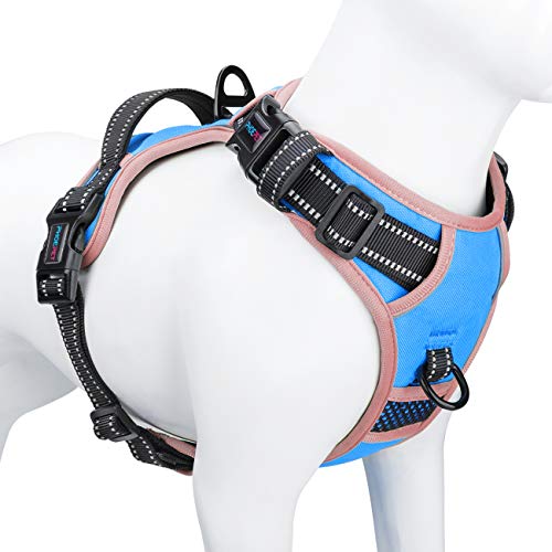 PHOEPET 2019 No Pull Dog Harnesses for Small Dogs Reflective Adjustable Front Clip