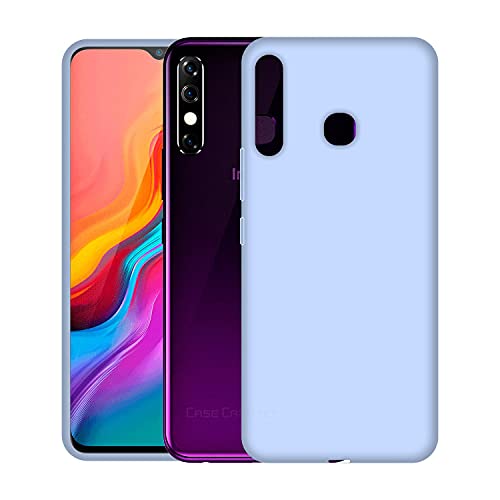 Image of Case Creation Luxurious OG Series for Infinix Hot 8 Case Cover,Anti-Dirty Slim Case Frosted Matte Cute Candy TPU Raised Bezel (Splash of Color) Back Cover for Infinix Hot 8 -Light Purple