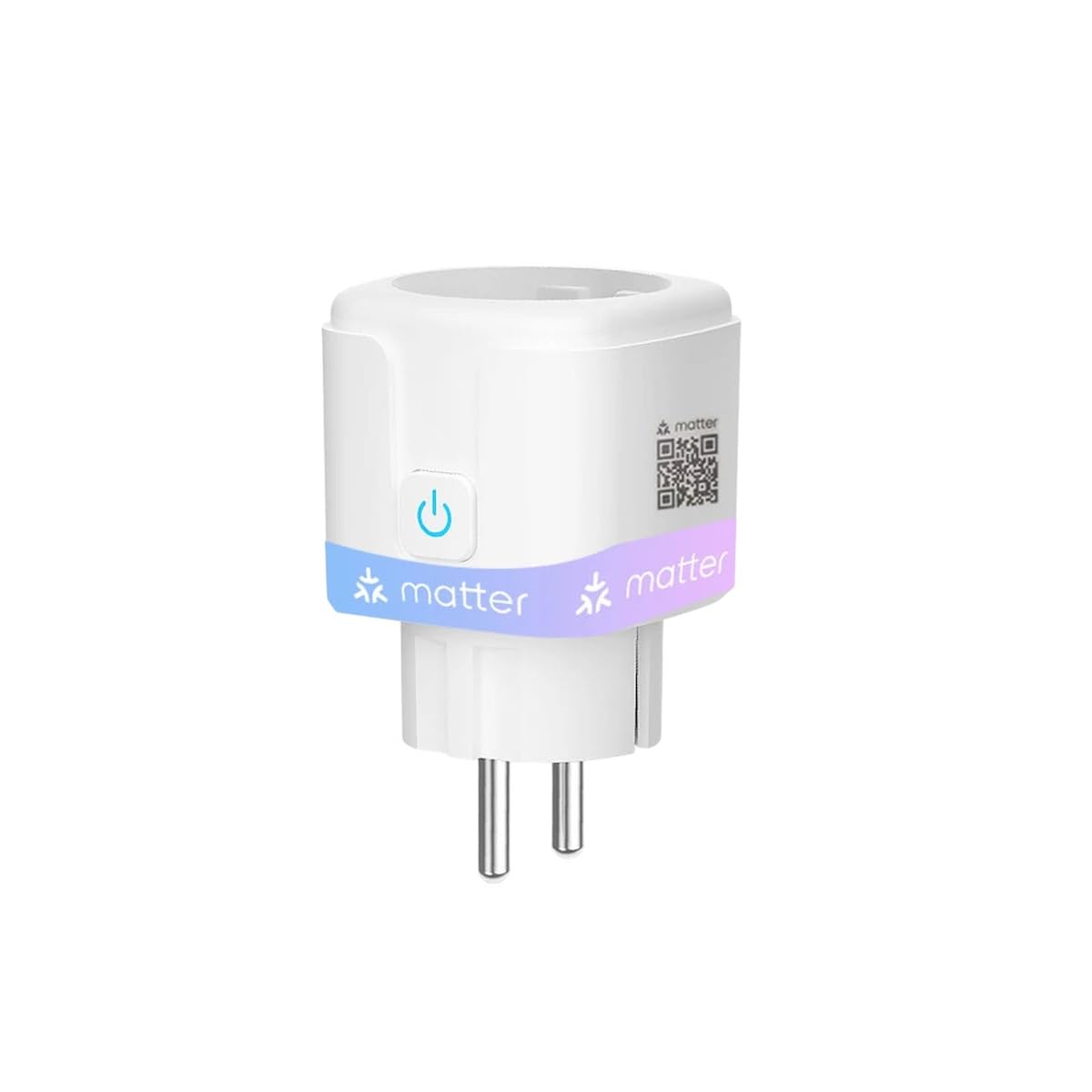 Matter WF Smart Socket 16/20A EU Home Appliance Mini Smart Plug Adapter App Control Works with Homekit Siri Alexa