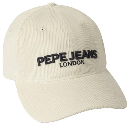 Pepe Jeans Gorra Stefan para Hombre, Beige (Blanco Marfil), Talla única