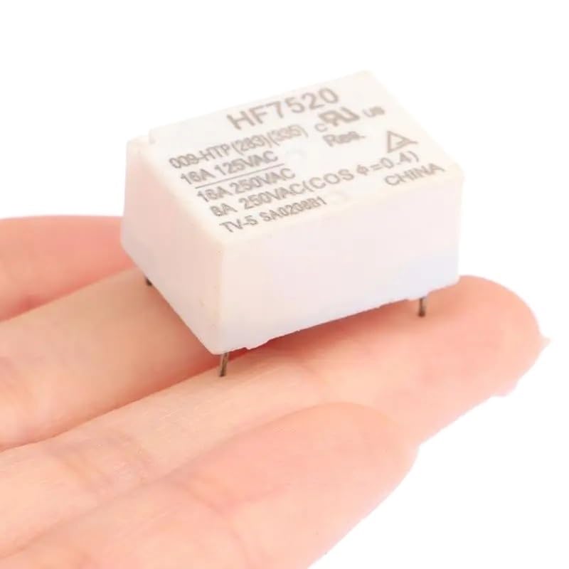 1Pc HF7520 009-HTP 10A 16A 4pin Relay 4 Pin Constant Temperature Electric Heating Kettle Relay Replacement Part(10A)