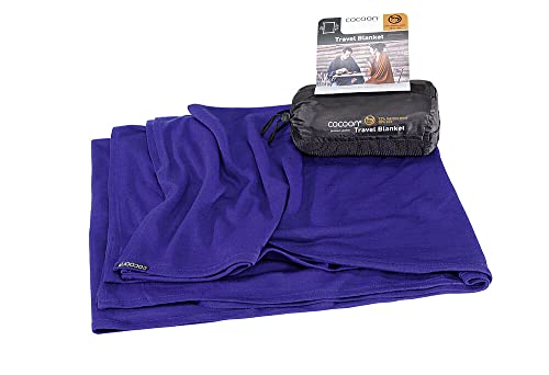 Cocoon Reisedecke Travel Blanket Wool/Silk - Decke aus Merinowolle mit...
