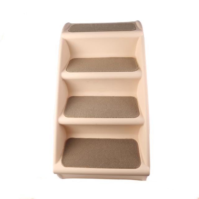 Escalier pour petit chien Topmast beige : accès facile et sécurisé aux zones surélevées