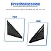 X AUTOHAUX Front Right Mirror Corner Triangle Fender Cover Rearview Triangle Trim Panel for Ford Escape 2013-2019 CJ54-S16004AD5JA6
