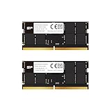 シリコンパワー DDR5 32GB キット (16GB x 2) 5600MHz (PC5-44800) CL46 1.1V SODIMM Non-ECCノートパソコン RAM コンピュータメモリ SP032GBSVU560F22