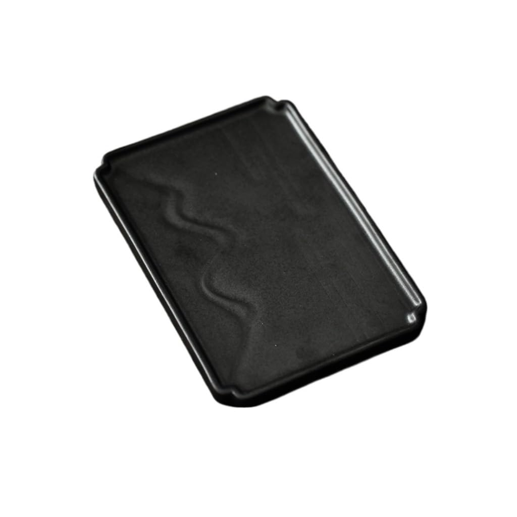 Tea Tray, Ceramic Tea Tray, Table, Dry Infusion Serv, Chinese Kung Fu Set, Multicolor(C)