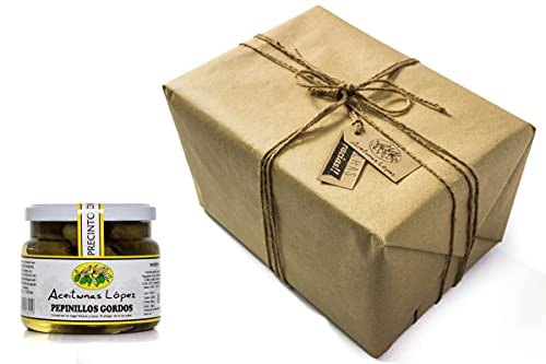 Pack 12 unidades Pepinillos Gordos 20/30 Sabor Anchoa - Envase PET 550 g Peso neto unidad