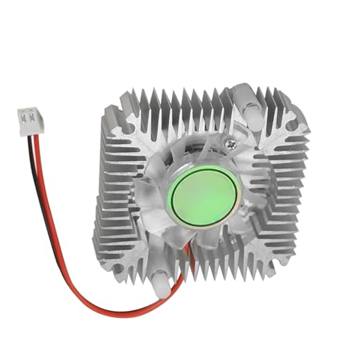 Ventilador de ranura PCI - Aluminio GPU Radiador - 55 mm Chip Agujero Distancia, Disipador de calor compacto para, Oficina en casa, Edición de vídeo, Empresa