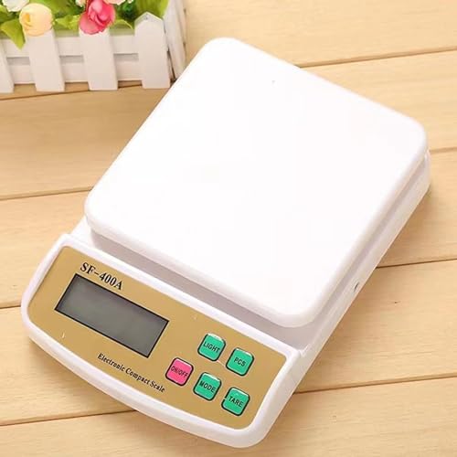 Rylan Kitchen Scale Multipurpose Portable Electronic Digital Weighing Scale | Weight Machine With Back light LCD Display | White |10 kg (B0D1CDK4Z3) Amazon Price History, Amazon Price Tracker