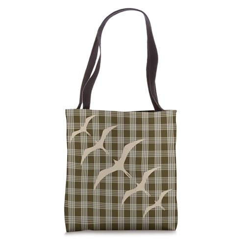 Bolso Tote Hawaiian Brown Palaka con Aves 'Iwa miniatura 1