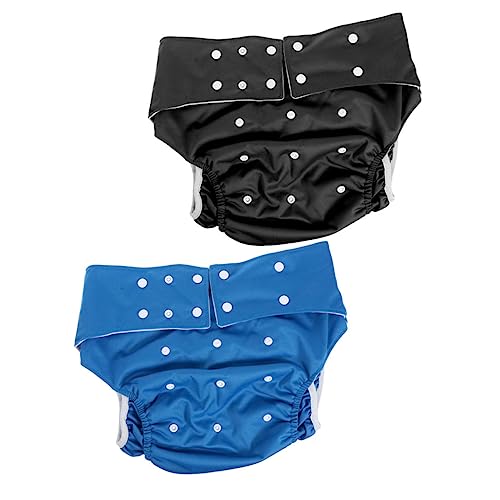 SEWOART 2stücke Windel Für Senioren Auslaufsicher Wiederverwendbar Für Erwachsene Inkontinenz Waschbare Urinalhose Für Hause Für Männer Frauen Und Jugendliche