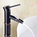 Produktbild Iiiui Wasserhahn, Antik-Bronze-Vollkupfer-Bambus-Armatur, 3 Gelenke, für Küche/Bad/Hotel/Waschbecken