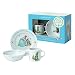 Wedgwood Boy's Peter Rabbit 3-Piece Plate, Bowl and Mug Set, White and Blue