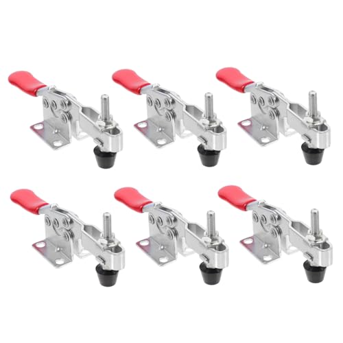 HOLIDYOYO Metal Hand Tool Clamps 10pcs Quick Toggle Clamps Zinc Plated Oil Resistant Grip