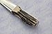 Genuine Sambar Stag Handle Sheffield Sgian Dubh Boxed with Leather Sheath Stamped Sheffield England