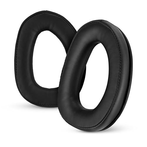 Repuestos de almohadillas para audífonos Sennheiser GSP300, GSP350, GSP301, GSP302, GSP303 y GSP370 - Cuero PU suave y espuma viscoelástica para mayor comodidad - por Brainwavz miniatura 1