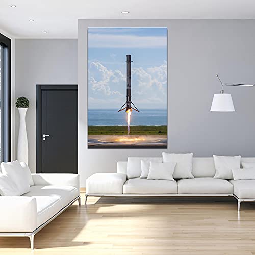 Toile fusée pour mur vide décoration salon sans cadre HD