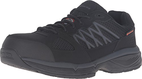 Chaussures de travail Homme Skechers sécurisées confortables et légères noires
