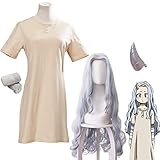 TLSD Eri Costume Cosplay Wig Horn Clip with 2 Bandages Anime My Hero Academia Costume Dress Long...
