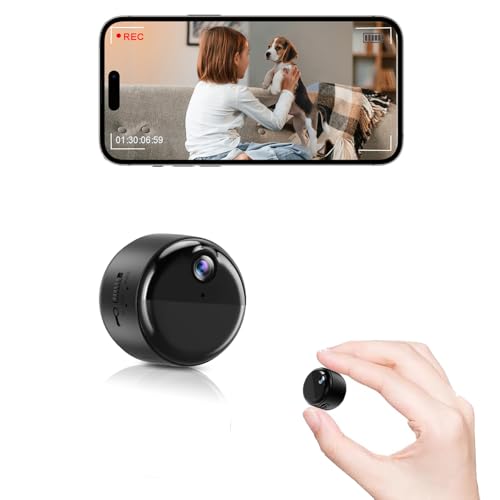 Mini Camera, 1080P Wireless Small Nanny Cam for...