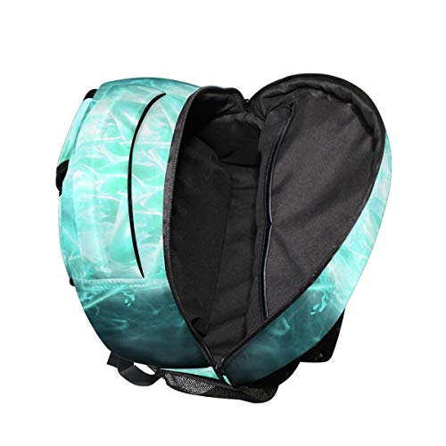 Lightweight Cool Cyan Wolf Backpacks Girls School Bags Kids Bookbags #TOP2