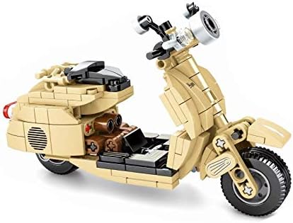 Side view of the assembled Sembo Block Scooter Model 701114