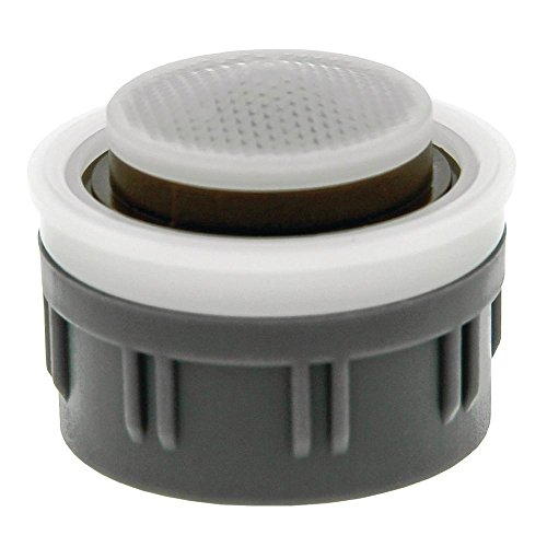 Neoperl 32 3350 5 PCA Mikado Ultimate Low Flow Faucet Aerator Regular Insert, Insert with Washer, 0.35 GPM, Brown/White Dome, Spray Stream