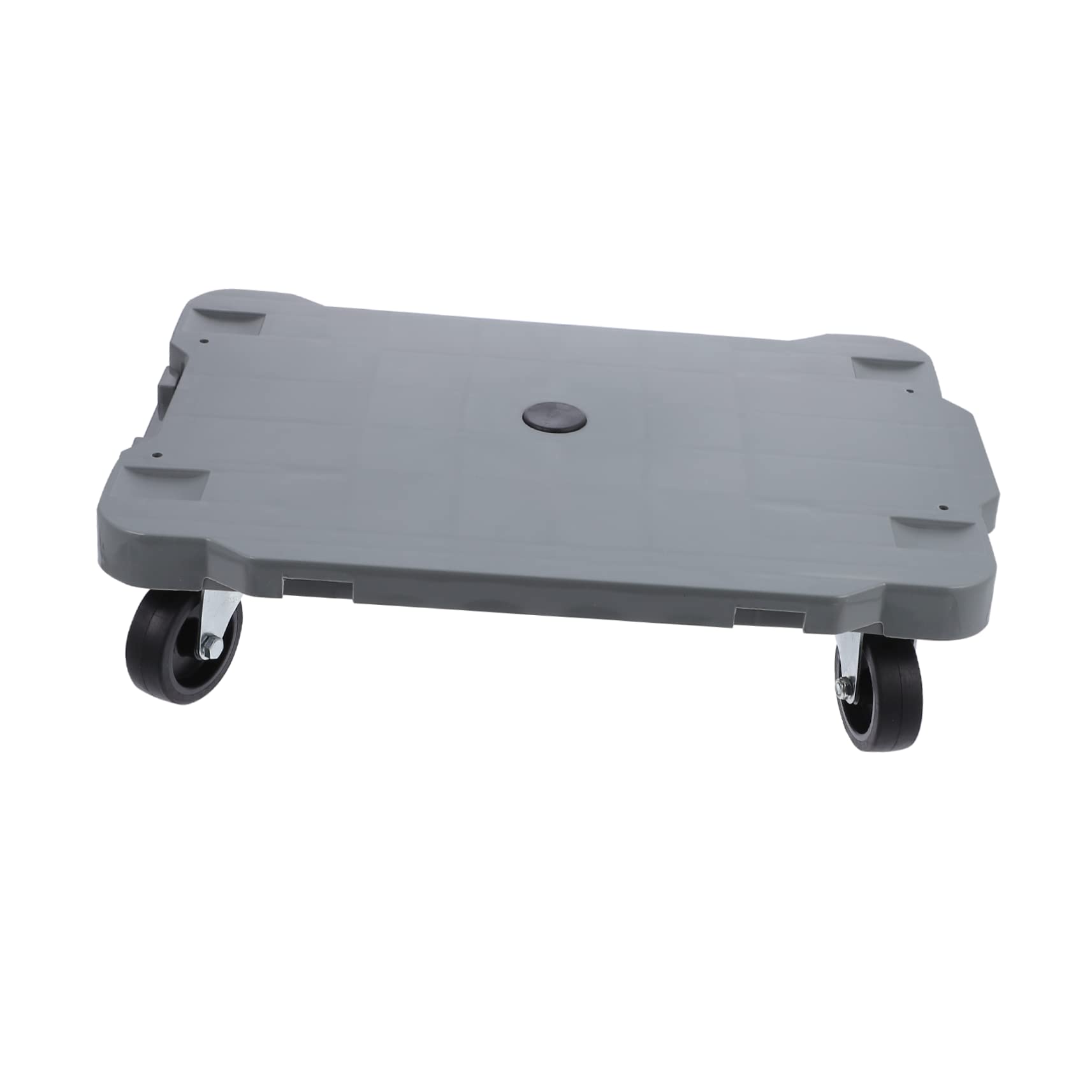 VILLFUL 4 Flatbed Truck Flatbed Cart Wheeled Cart Heavy Duty Cart Flat Cart with Flat Platform Truck Dolly Cart Foldable Push Cart Trolley Cart Flat Utility Cart Sorting Cart Light Grey Pp