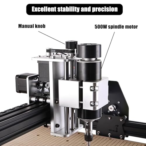 Máquina enrutadora CNC para tallado de metal y madera de precisión, grabado, corte, ideal para carpintería, plástico, proyectos acrílicos con controlador incluido