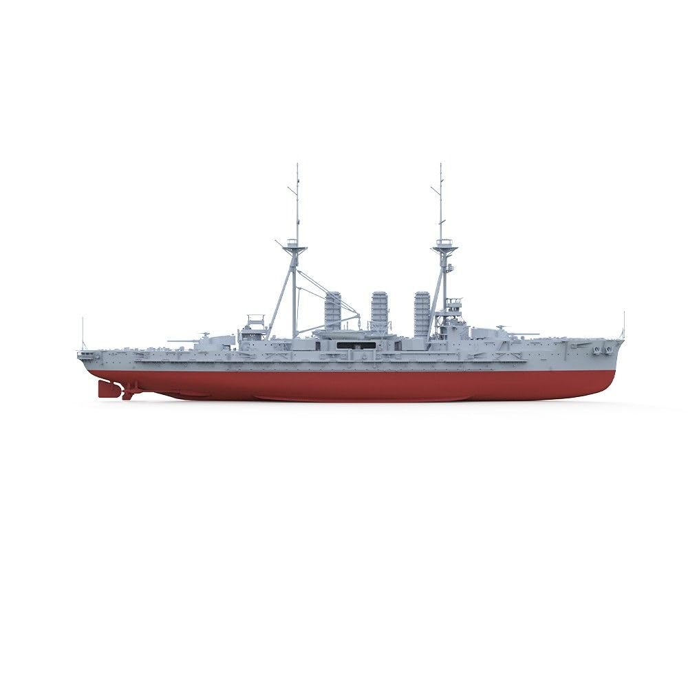 Zestaw niepomalowanych modeli wojskowych 1/350 do pełnego kadłuba krążownika IJN Kurama Battle Cruiser