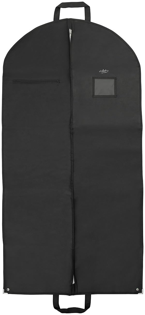 infactory Anzugtasche: 8er-Set Faltbare Kleidersäcke, atmungsaktiv, Innentasche, 120 x 60 cm (Anzughülle, Kleiderschutzhülle)
