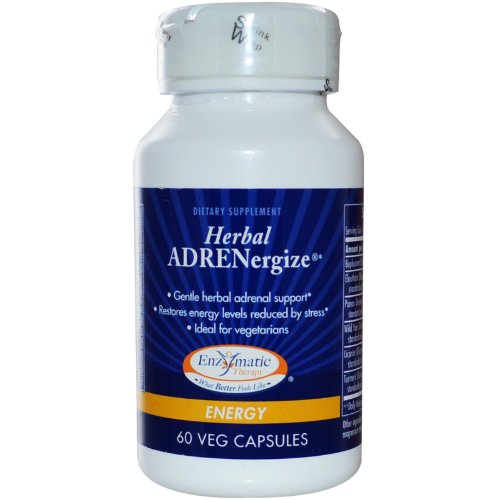 Enzymatic Therapy - Herbal Adrenergize - 60 Vegetarian Capsules