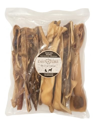 Dei NATURE Natürliche Rinderkopfhaut, 30 cm, Packung mit 1 kg, langanhaltend, geeignet für Barf-Diät