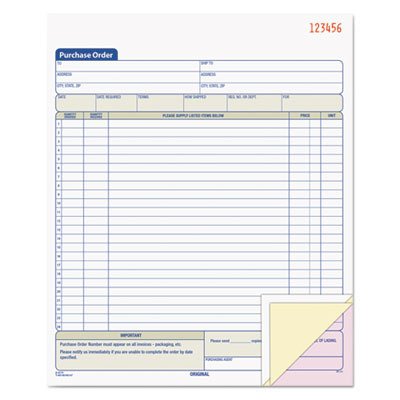 Livre de bons de commande TOP46147 pour facturation et gestion