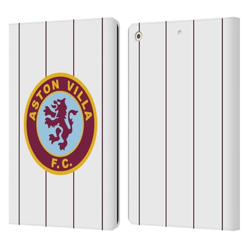 Licenza Ufficiale Aston Villa Football Club retrò 1982 Design con Stemma 2024 Custodia Cover pelle a Portafoglio Compatibile con Apple iPad 10.2