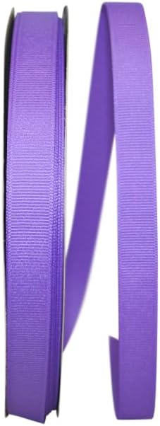 Reliant Ribbon Grosgrain Texture Ribbon, 5/8 Inch X 100 Yards, Light Purple