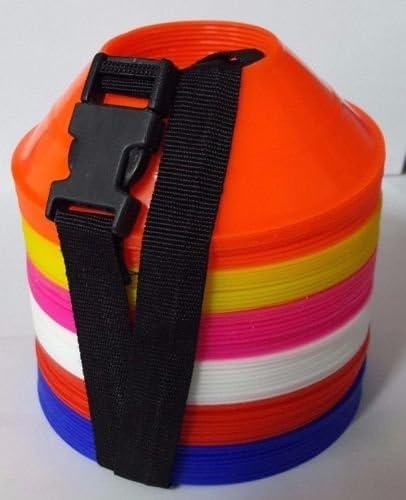 Set of 60 Mini Space Markers Cones With Carry Strap