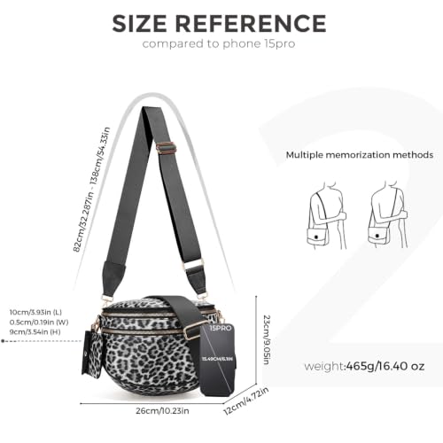 Image of Dyalsa Small Crossbody Bags for Women Canvas /PU Mini Crossbody Purse, Shoulder Bag Traveling Workout