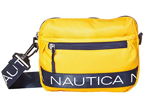 Buy Nautica Bean Bag Crossbody Cornbread/Navy One Size at Amazon.in