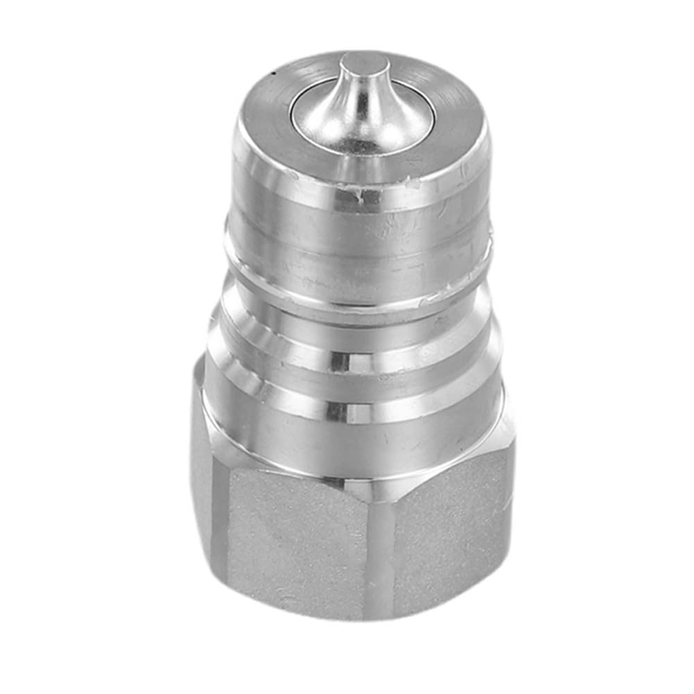 Conector rápido hidráulico de alta presión NPT1/2, serie ISO7241-A, acero al carbono, para maquinaria agrícola y equipos industriales