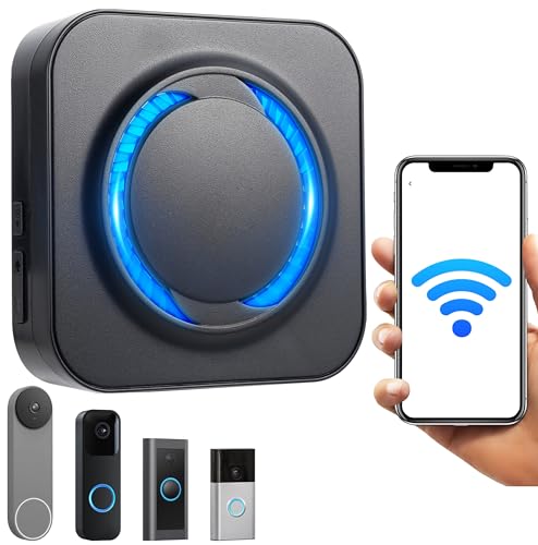 MISDUOCOCO Smart WiFi Wireless Doorbell Chime for Google Nest/Ring/Blink